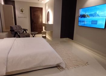 استديو باثاث مريح وبسيط 