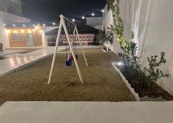 استراحة بجلسة خارجية ألعاب أطفال