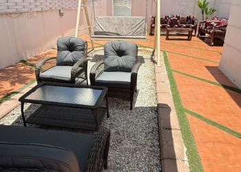 استراحة بجلسة خارجية وبيت شعر 