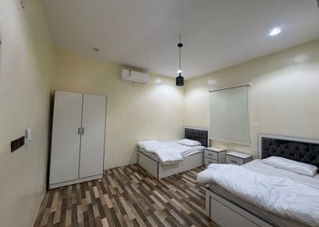 استراحة بمسطحات خضراء 