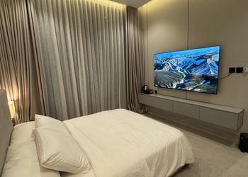 استديو بسرير مريح ودخول ذاتي 