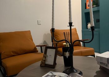 شقة بغرفة معيشة وغرفة نوم 