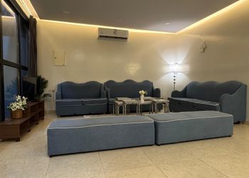 شاليه بألعاب مائية وجلسة خارجية 