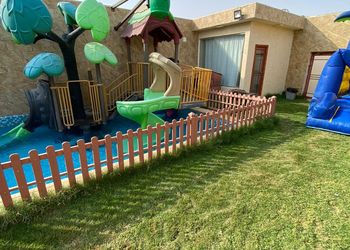 شاليه بمسطح اخضر