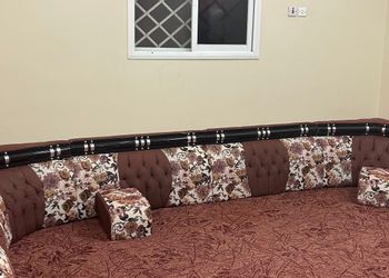 شقة بغرفتين نوم وصالة 