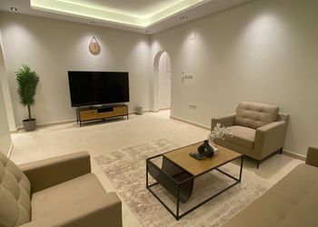 شقة بغرفتين نوم وتصميم أنيق 