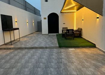 استراحة بغرفة نوم مطلة على المسبح