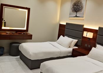 استديو هادئ بسريرين منفردين 