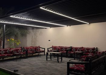 استراحة بملعب كرة طائرة