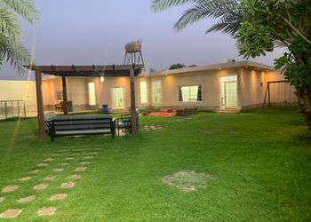 شاليه بجلسه خارجيه والعاب اطفال 