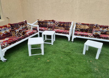 شاليه بألعاب مائية و جلسة خارجية