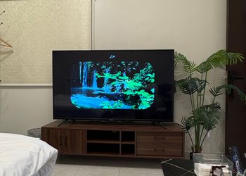 استديو بسرير مريح وتصميم هادئ 