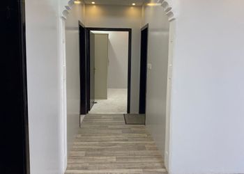 شقة بصالة وغرفتين نوم ومجلس