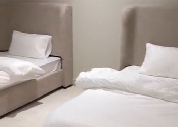 شقة بصالة مريحة وغرفة نوم 