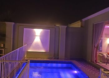 شاليه بركن شواء  و جلسة خارجية 