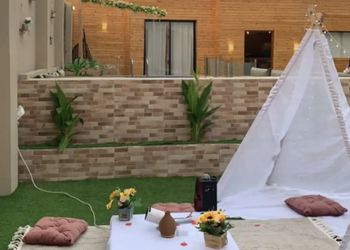 كوخ ريفي بمسبح والعاب مائية