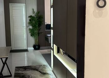 شقة بغرفة معيشة وغرفة نوم 