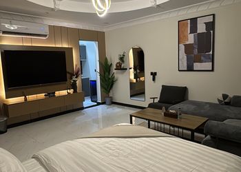 استديو بسرير ماستر وجلسة جانبية 