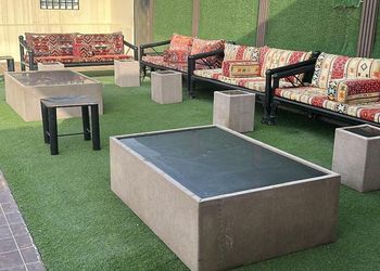 استراحة بجلسة خارجية ومسبح