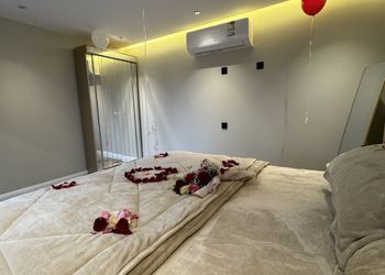 مزرعة بمناظر خلابة وجلسات خارجية 
