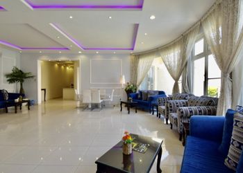شاليه بجلسة خارجية و ألعاب أطفال 