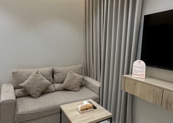 استديو بسريرين مفرد بطابع فندقي