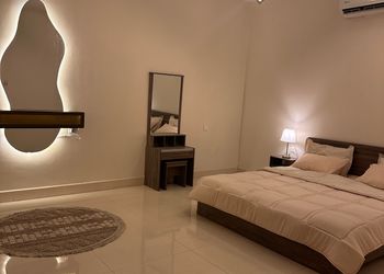 شاليه بألعاب مائية وجلسة خارجية