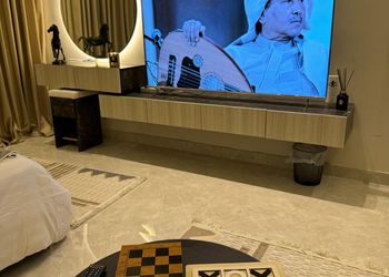 استديو بأثاث مريح وبسيط