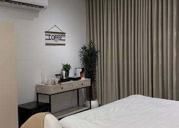 استديو بدخول ذاتي وسرير مريح 