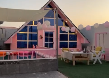 شاليه بمسطح اخضر