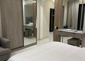شاليه بألعاب مائية ومسبح خارجي