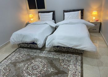شقة بغرفتين نوم وصالة جلوس