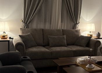 شقة بغرفة معيشة وغرفة نوم 