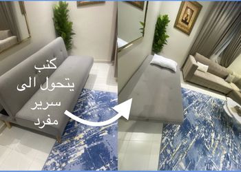 شقة انيقة بصالة وغرف نوم 