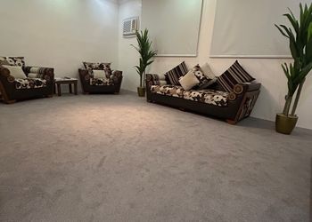 شقة بغرفة معيشة وغرفة نوم 