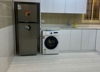 شقة بغرفتين نوم وصالة 