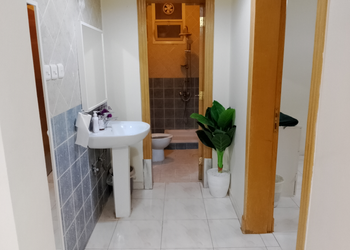 شاليه بمسطح اخضر ومسبح