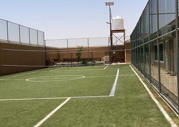 استراحة بملعب كرة قدم
