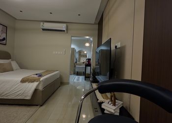 استديو هادئ بركن قهوة ودخول ذاتي