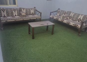 شقة بصالة وغرفتين نوم 