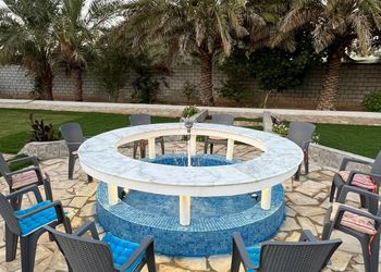 مزرعة بأجواء مميزة وجلسة خارجية 
