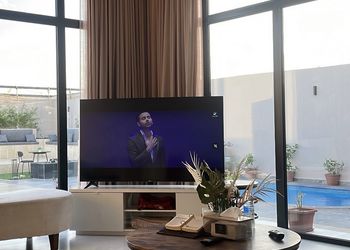 شالية انيق بمسبح وجلسة خارجية 