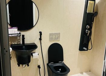 شقة بغرفة معيشة وغرفتين نوم 