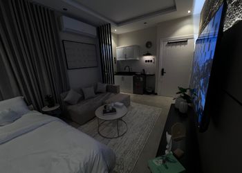 استديو بسرير ماستر وجلسة جانبية