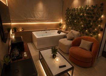 استديو بسرير ماستر وجلسة جانبية 