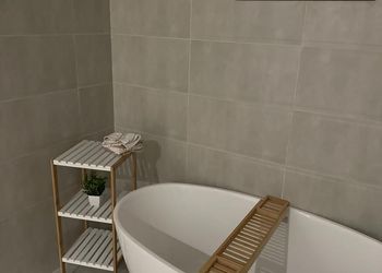 شاليه بمسطح اخضر