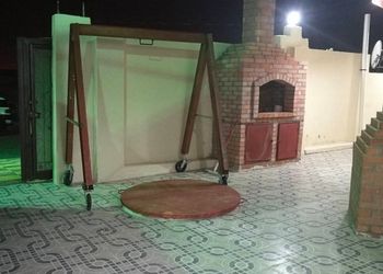 استراحة بملعب كرة قدم