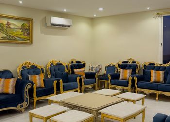 مزرعة بمناظر خلابة وجلسة خارجية 