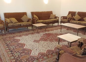 شاليه بثلاث غرف نوم وفناء خارجي 