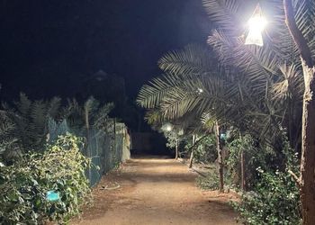 مزرعة بمسطحات خضراء وأجواء ممتعة
